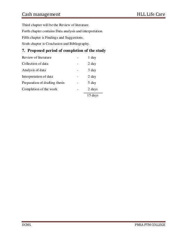 Dissertation on liquidity management