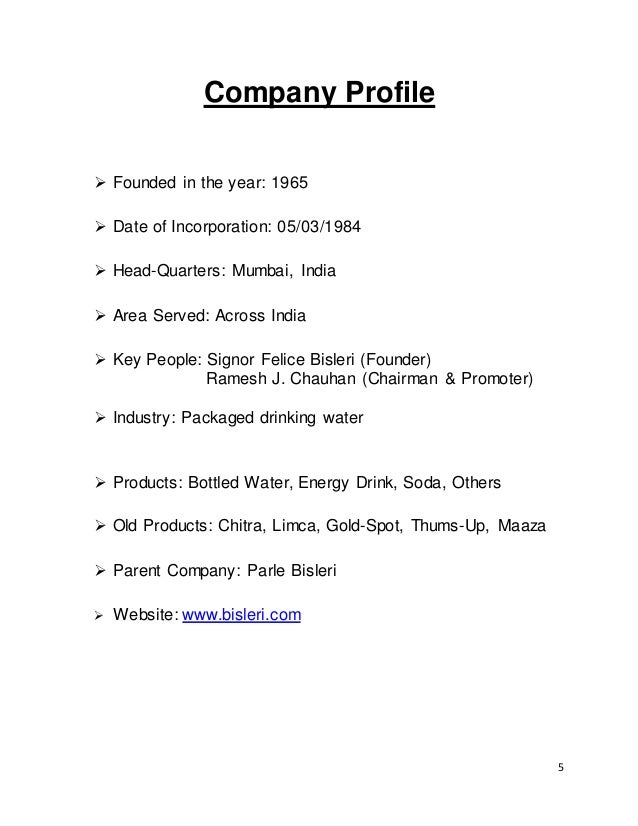 project report on bisleri pvt ltd essay Marketing management interim report: “maggi” - a brand of nestle india pvt ltd • click on download to get complete and readable text • this is a free of charge document sharing network. project report on bisleri pvt ltd essay Marketing management interim report: “maggi” - a brand of nestle india pvt ltd • click on download to get complete and readable text • this is a free of charge document sharing network.