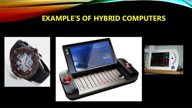 Types of Computer on the basis of work