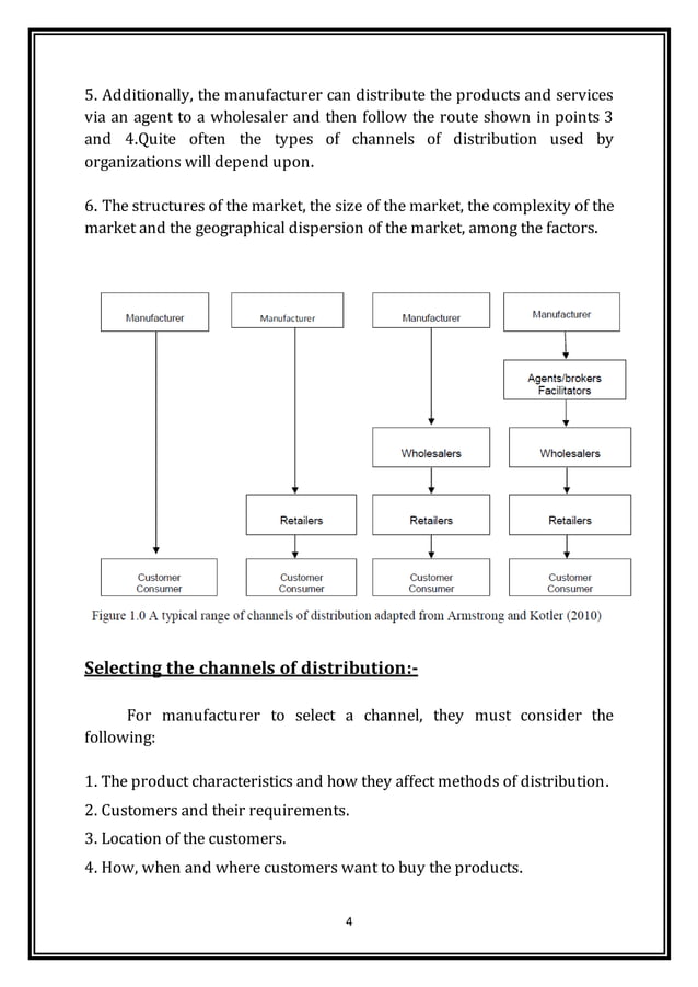 EFFECTIVE DISTRIBUTION MANAGEMENT | DOCX | Logistics | Business