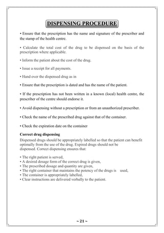 Hospital Training Project For B.Pharm Student | PDF