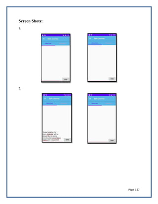 Page | 27
Screen Shots:
1.
2.
 