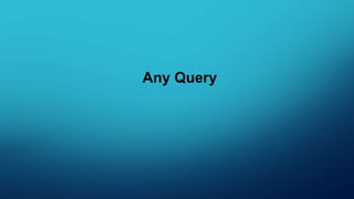 Any Query
 