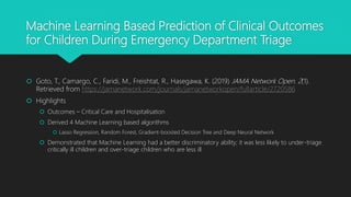 Emergency Department Triage and Digital Health | PPTX