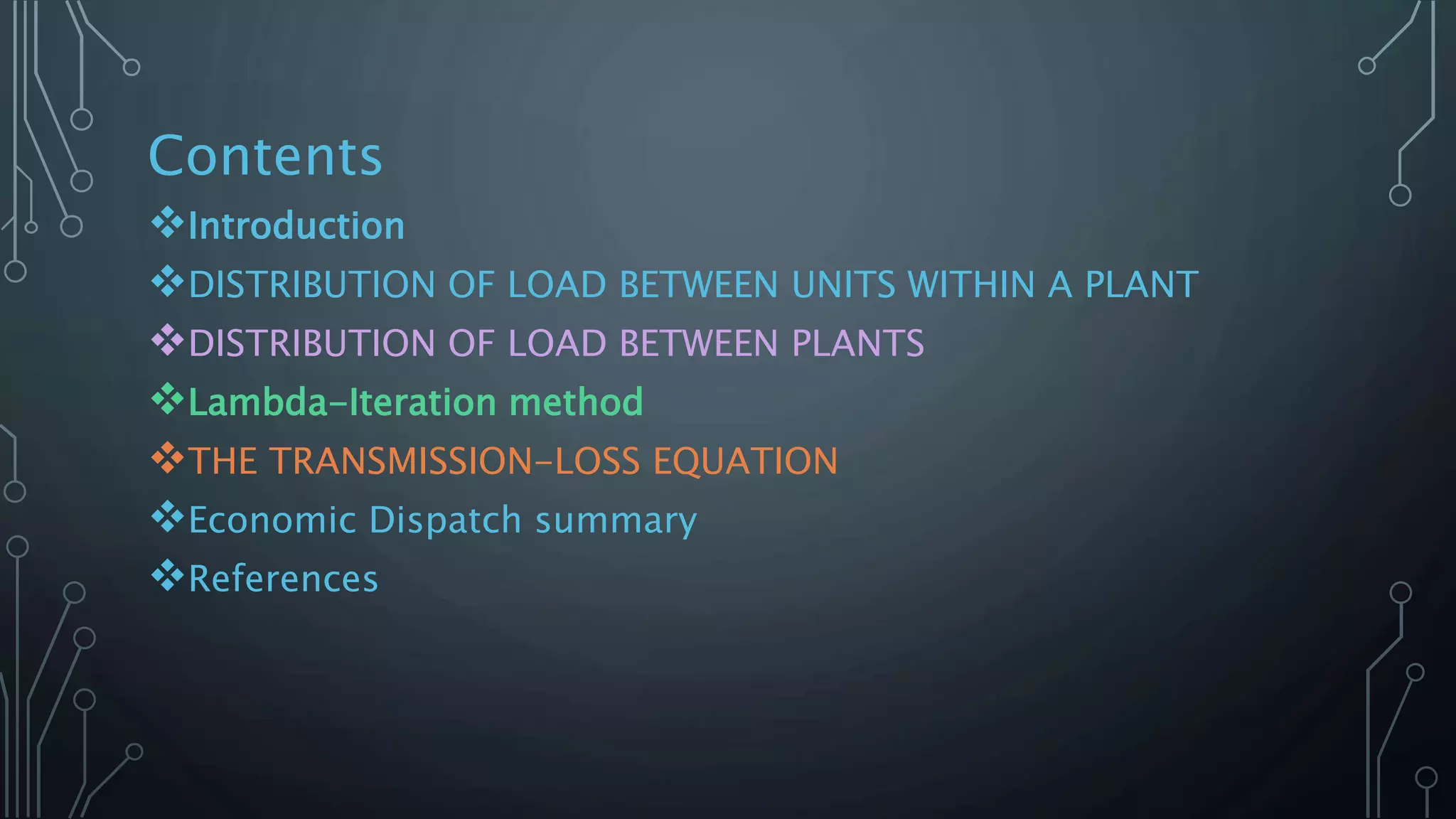 A presentation on economic load dispatch | PPTX | Power and Energy ...