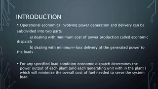 A presentation on economic load dispatch | PPTX | Power and Energy ...