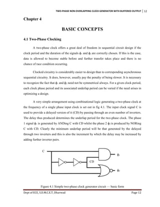 Design of -- Two phase non overlapping low frequency clock generator ...