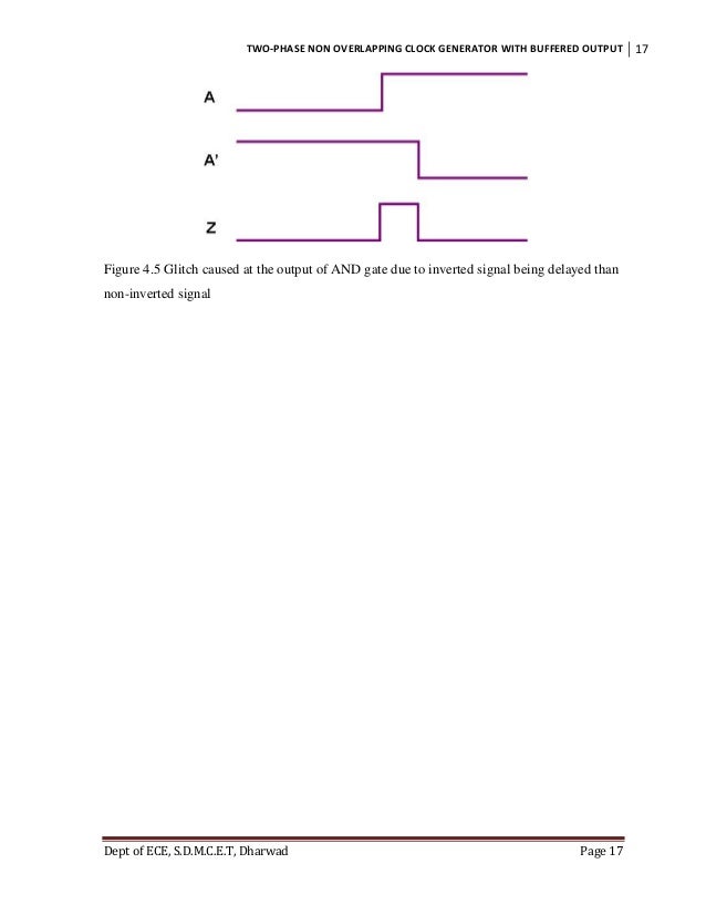 Design of -- Two phase non overlapping low frequency clock generator
