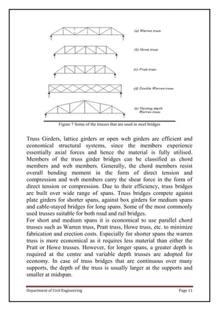 project report on truss bridge | PDF