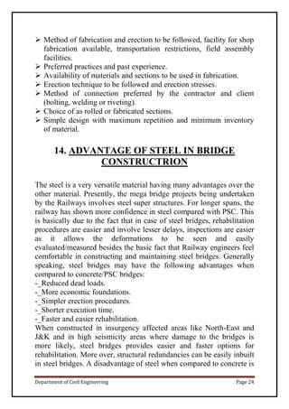 project report on truss bridge | PDF