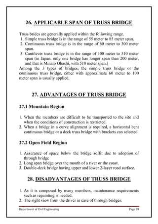 project report on truss bridge | PDF
