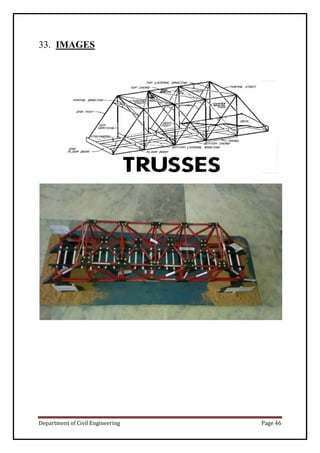 project report on truss bridge | PDF