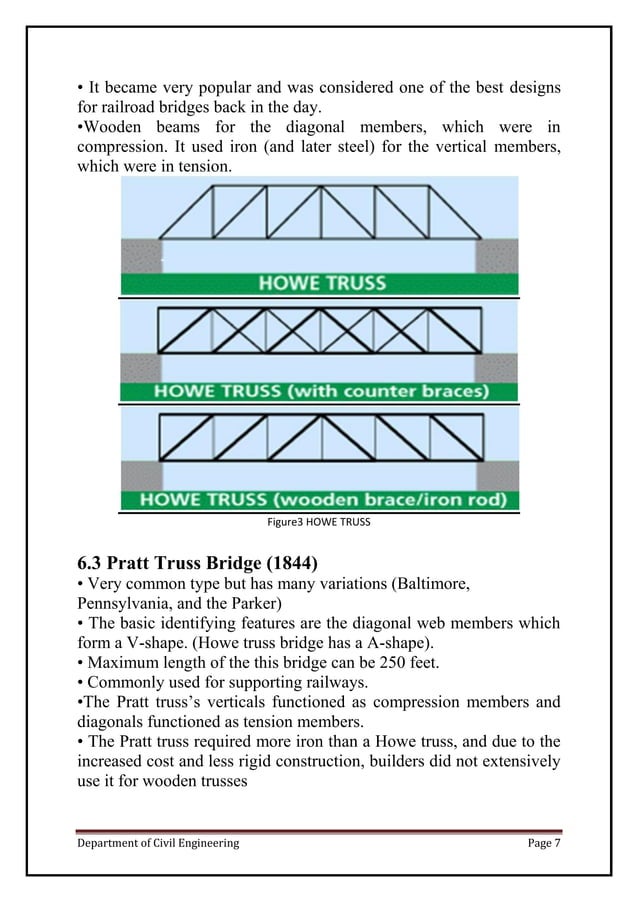 project report on truss bridge PDF