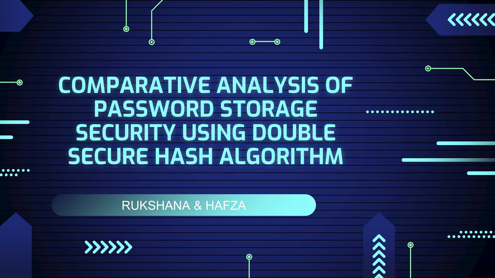 Comparative hash algorithm power point presentation | PPT