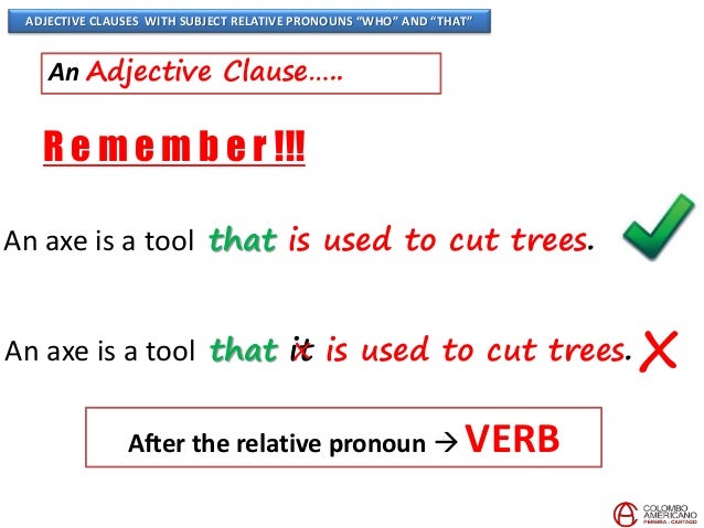 C14 U7 Project adjective clauses with subject and 