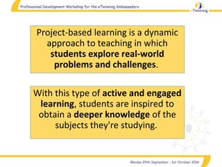 Project-based learning workshop | PPT