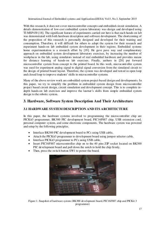 Master thesis microcontroller