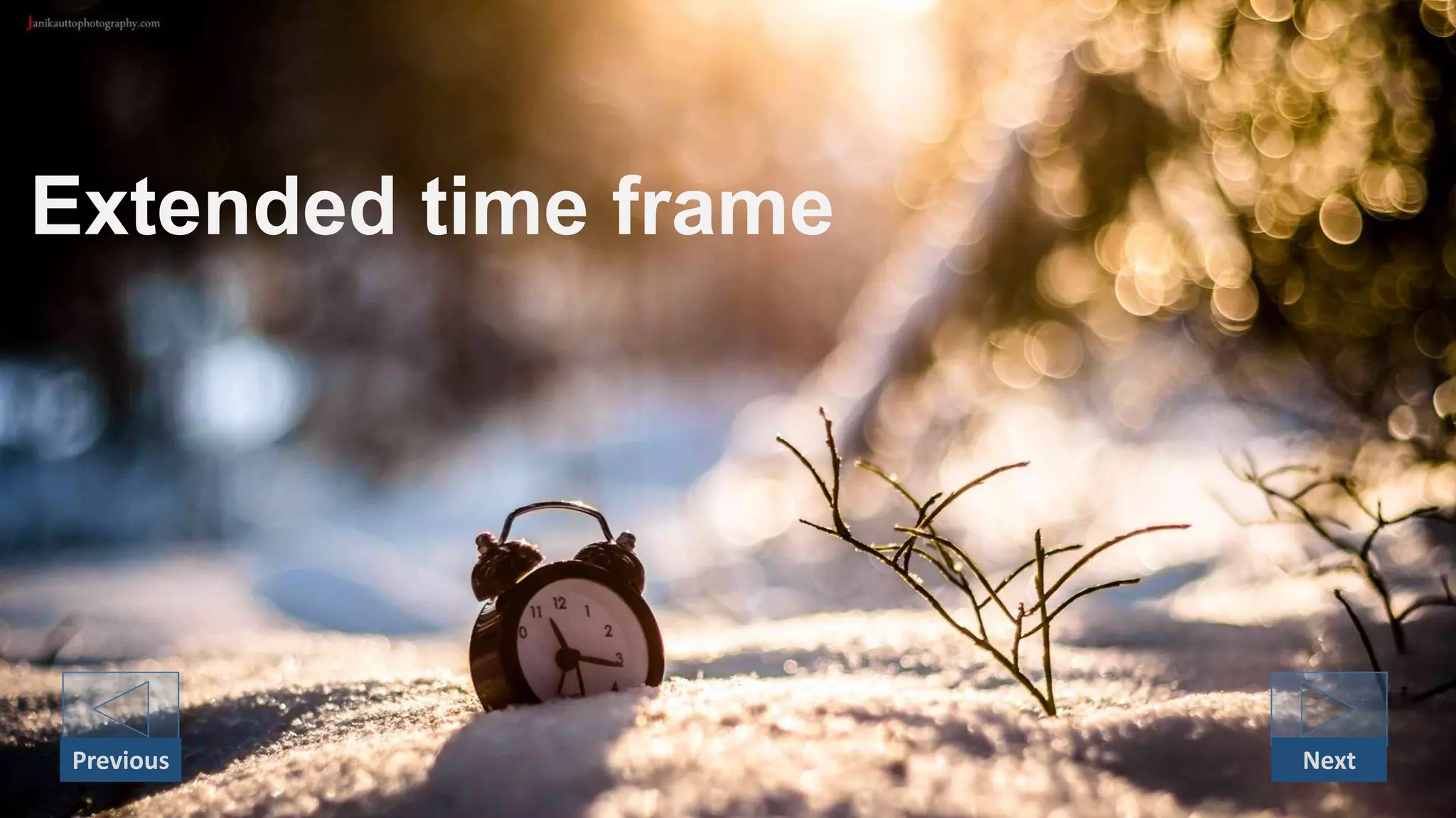 Extended time frame
NextPrevious
 