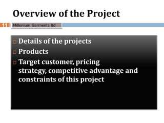 Project  businesss plan