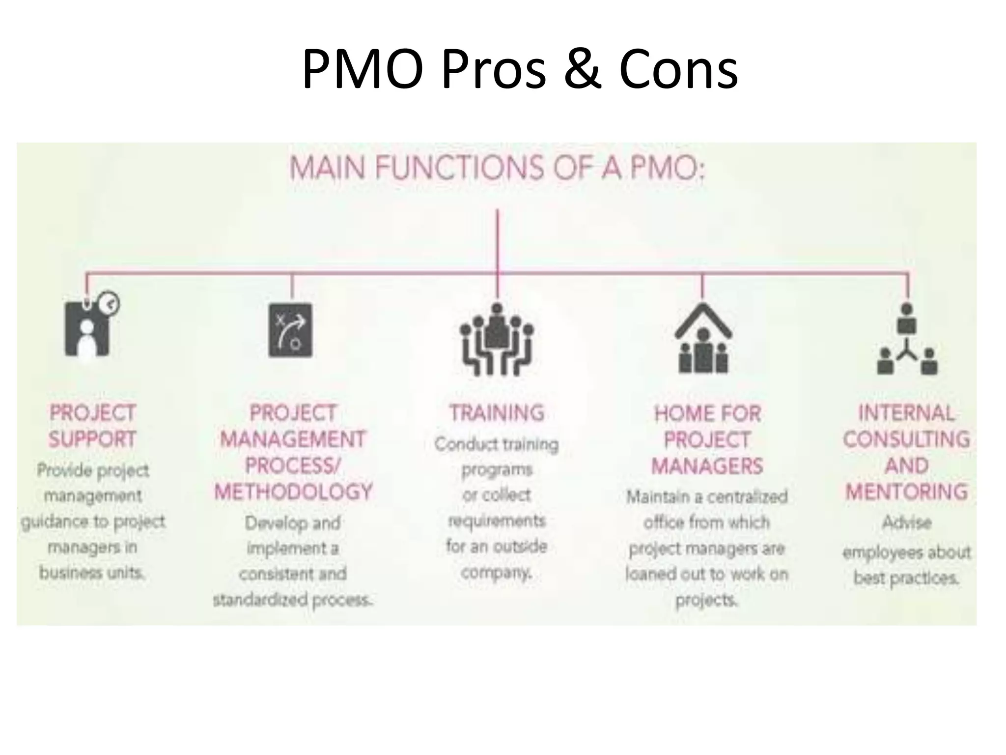 PMO Pros & Cons
 
