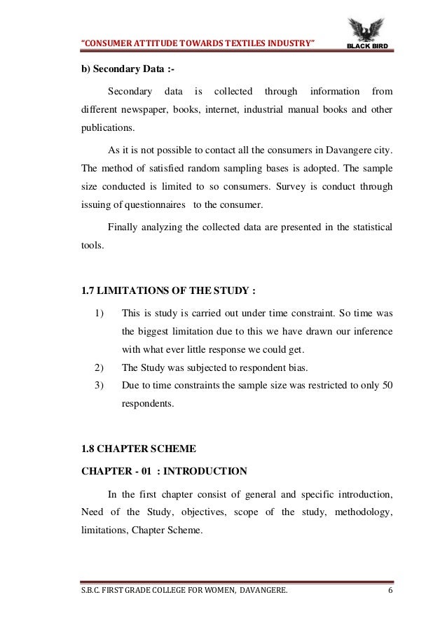 Research proposal on textile industry image