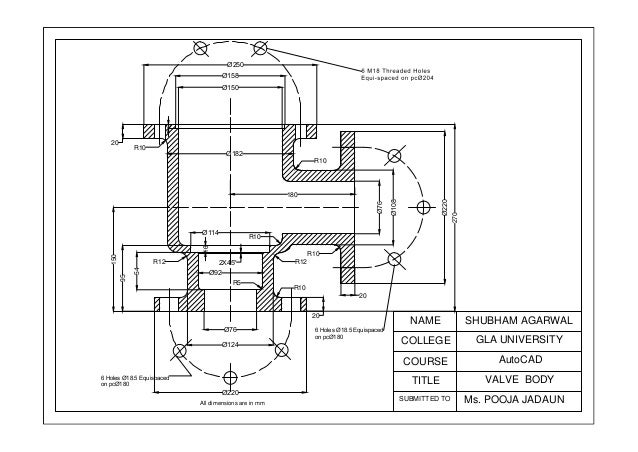 auto cad drawing valve body autocad drawing