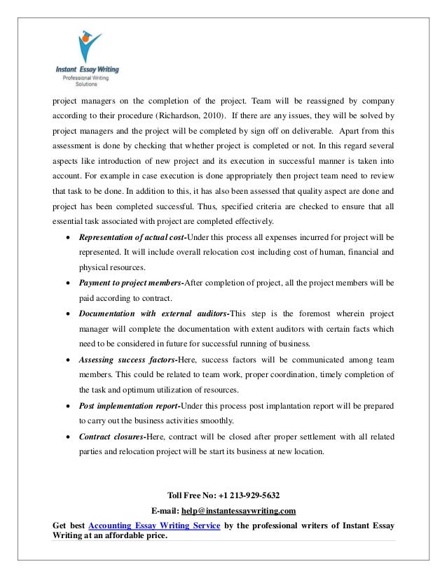 Why study project management essay image