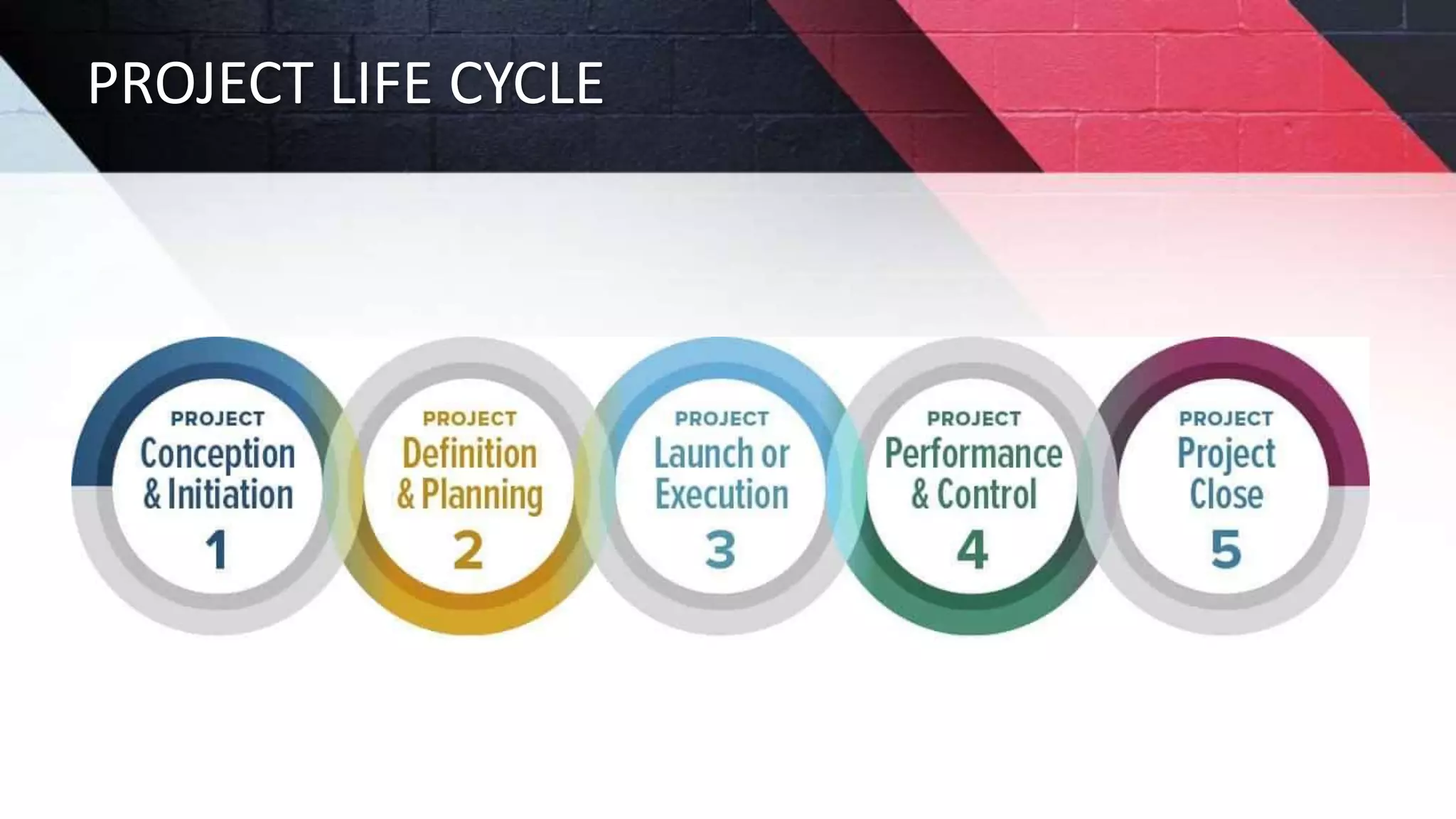 PROJECT LIFE CYCLE
 