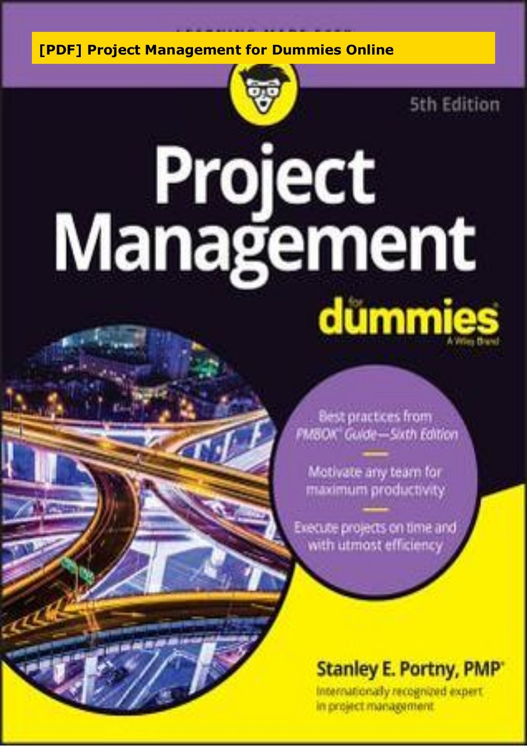 [PDF] Project Management for Dummies Online