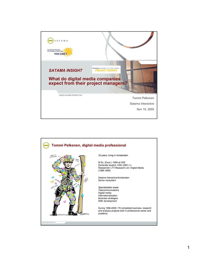 Project Management in Digital Media Agency PPT