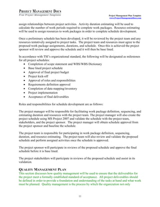 Project management-plan | DOC