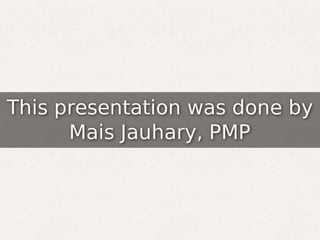 Project Management Knowledge Areas