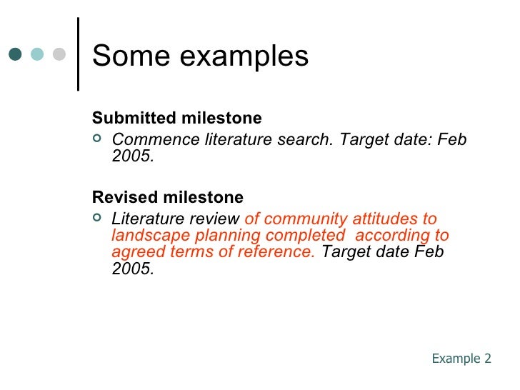 project milestones and budgeting project milestones examples