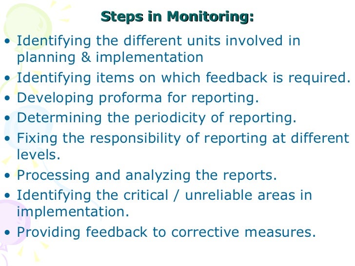 Project Monitoring & Evaluation