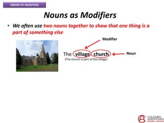 C17 U10 Project order of modifiers. | PPTX