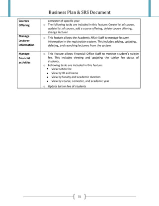 Project Plan And Srs Final