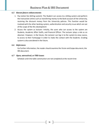 Project Plan And Srs Final