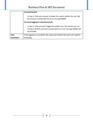 Project Plan And Srs Final