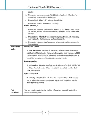 Project Plan And Srs Final