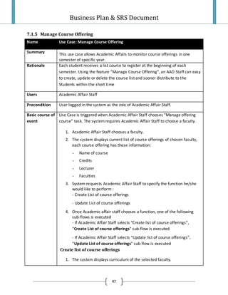 Project Plan And Srs Final