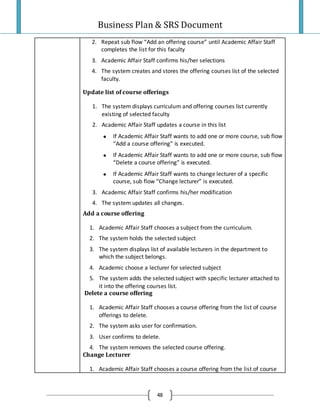 Project Plan And Srs Final