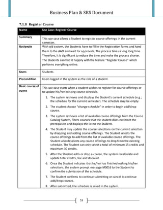 Project Plan And Srs Final