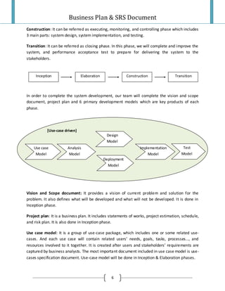 Project Plan And Srs Final