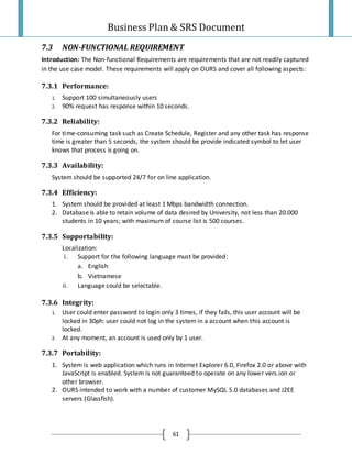 Project Plan And Srs Final