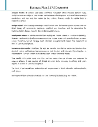 Project Plan And Srs Final