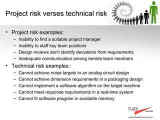 Project Plan Development - A FlackVentures Training Example | PPT