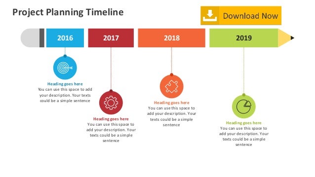 project planning timeline editable ppt