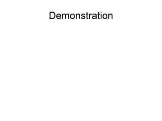Demonstration 