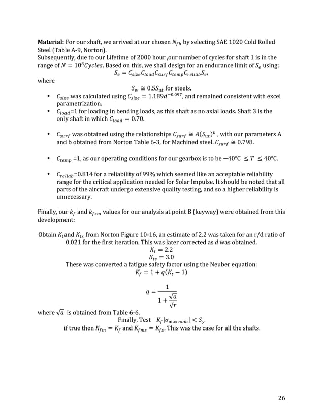 Gearbox design MECH 393 final project PDF
