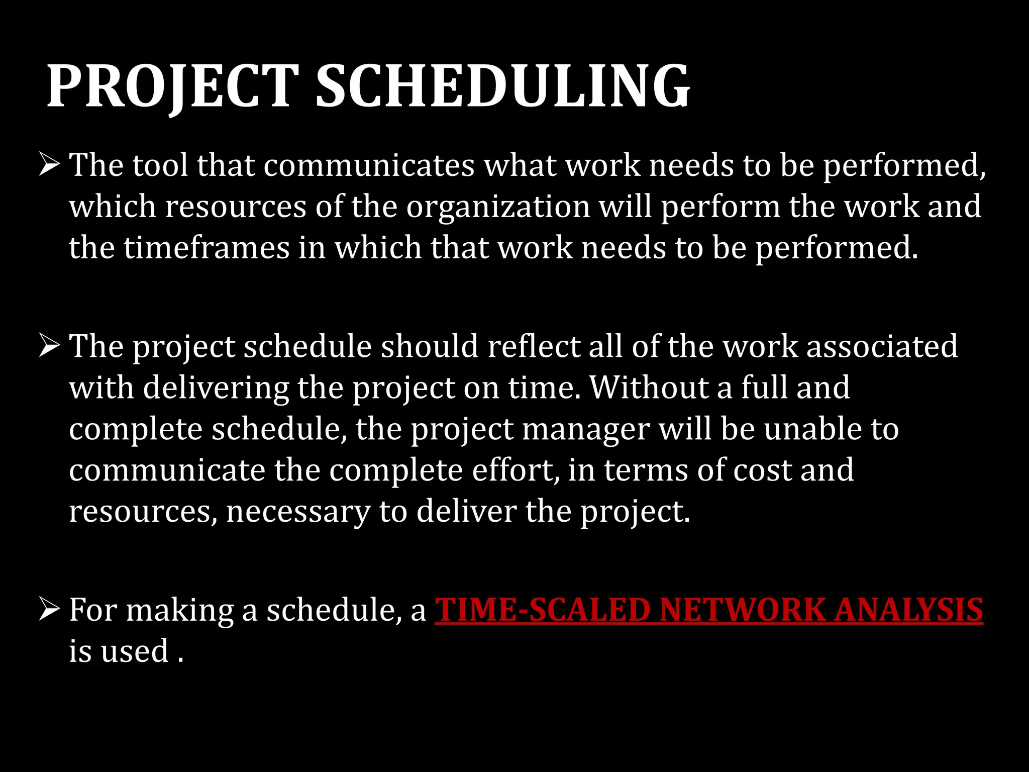 PROJECT-SCHEDULING-pptx.pptx | Computer Software and Applications ...
